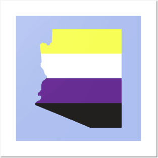 Arizona Non-Binary Pride Posters and Art